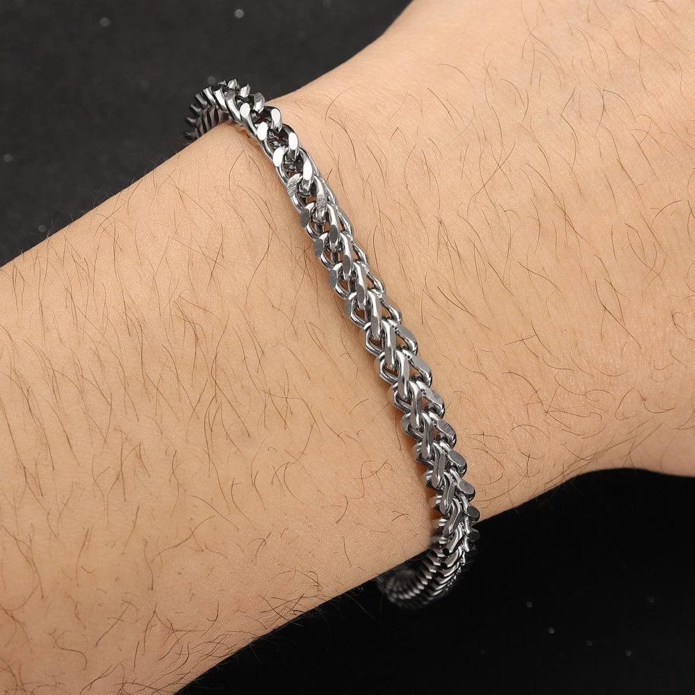 Pulseira Versátil De Metal Prata